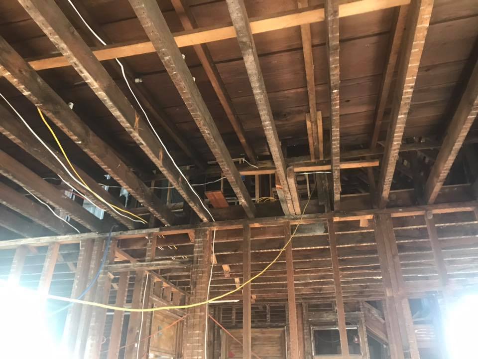 All in 1 Mold crew at work on a remediation job in central Indiana